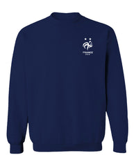 France National Team Vive La Fete Women's Impressions Artwork Sweatshirt - Navy