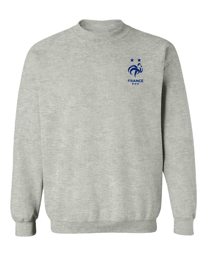 France National Team Vive La Fete Women's Impressions Artwork Sweatshirt - Gray