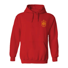 Spain National Team Vive La Fete Women's Impressions Artwork Hoodie - Red