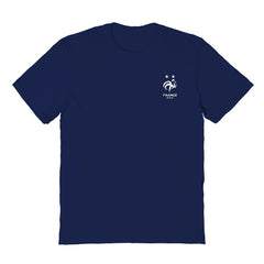 France National Team Vive La Fete Women's Impressions Artwork Fitted T-Shirts - Navy