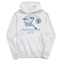 Manchester City Vive La Fete Youth Chilena Style Hoodie - White