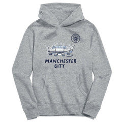Manchester City Vive La Fete Youth Stadium Style Hoodie - Gray