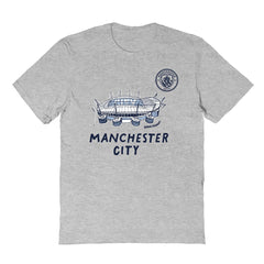 Manchester City Vive La Fete Youth Chilena Style T-Shirts - Gray