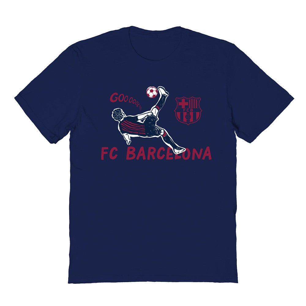 Barcelona Vive La Fete Youth Chilena Style T-Shirts - Navy