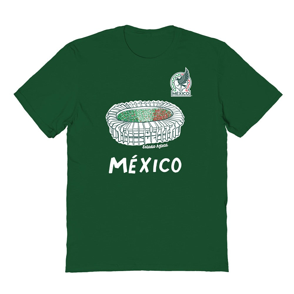 Mexico National Team Vive La Fete Youth Chilena Style T-Shirts - Green