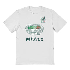 Mexico National Team Vive La Fete Youth Chilena Style T-Shirts - White
