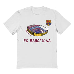 Barcelona Vive La Fete Youth Chilena Style T-Shirts - White