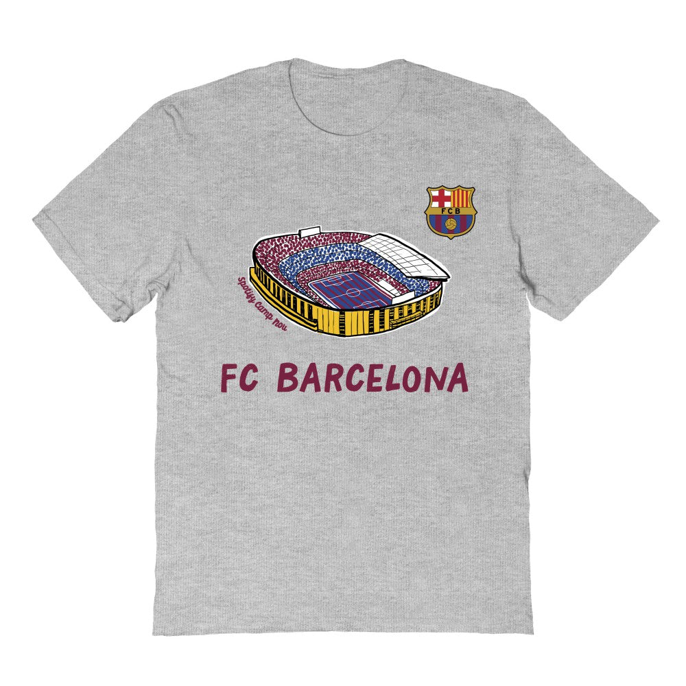 Barcelona Vive La Fete Youth Chilena Style T-Shirts - Gray