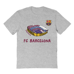 Barcelona Vive La Fete Youth Chilena Style T-Shirts - Gray