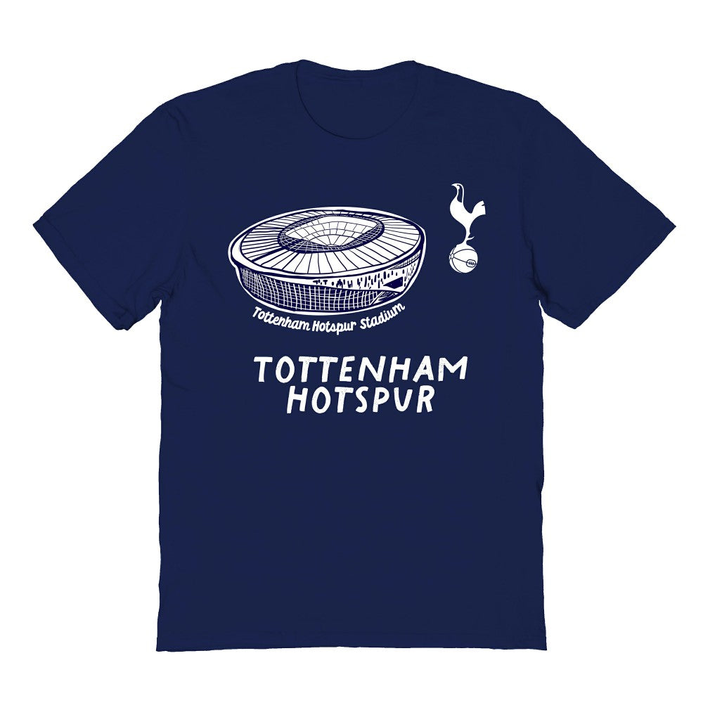 Tottenham Hotspur Vive La Fete Youth Chilena Style T-Shirts - Navy