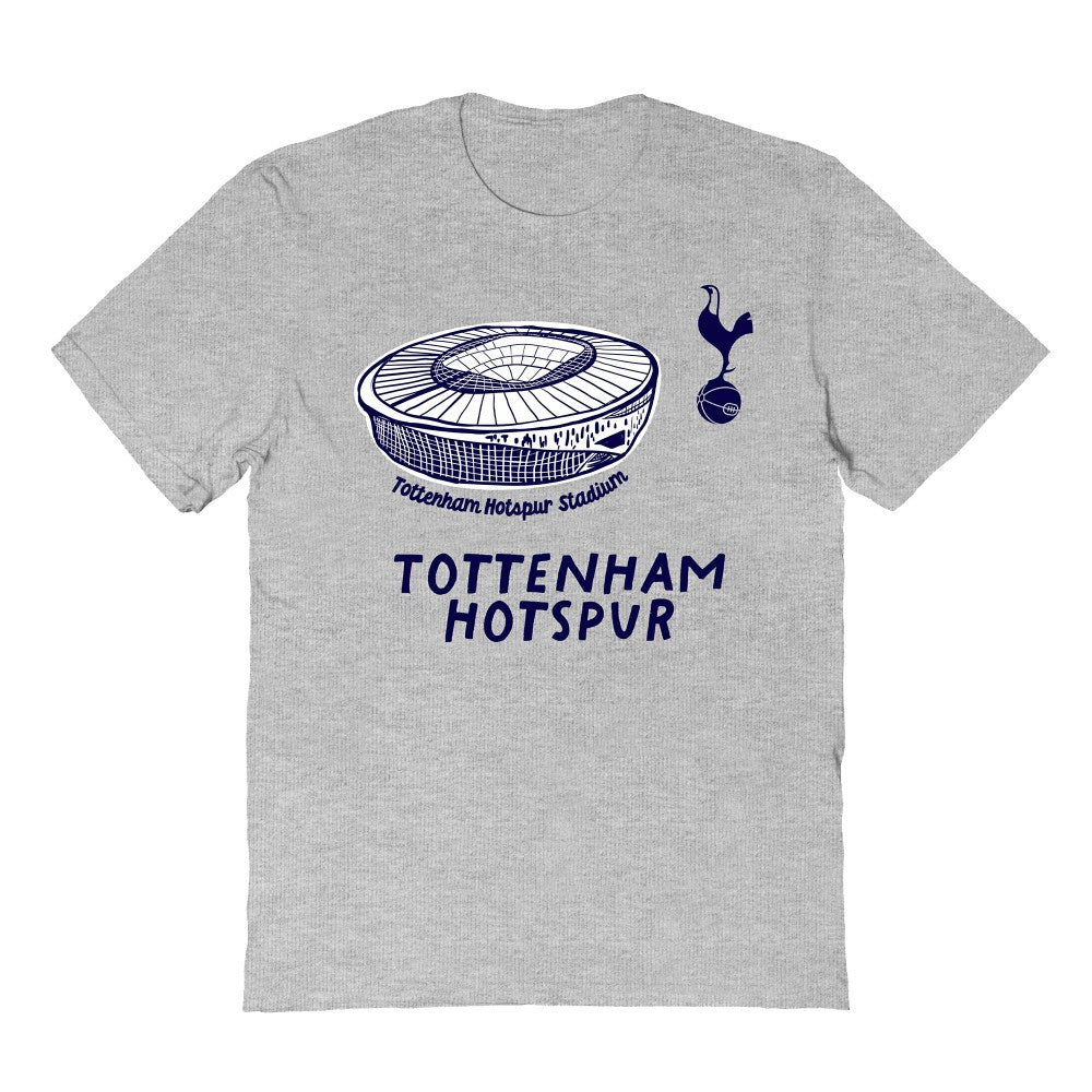Tottenham Hotspur Vive La Fete Youth Chilena Style T-Shirts - Gray