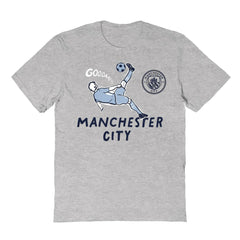 Manchester City Vive La Fete Youth Chilena Style T-Shirts - Gray