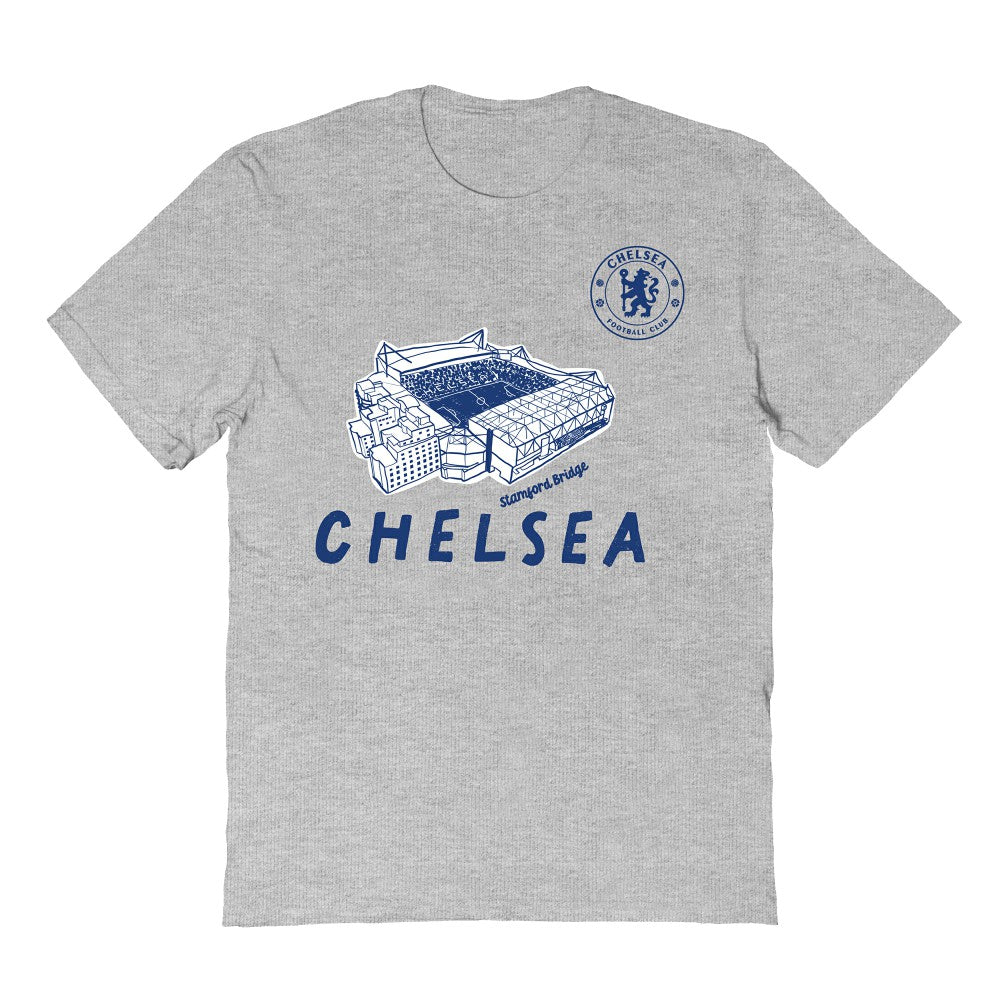 Chelsea Vive La Fete Youth Chilena Style T-Shirts - Gray