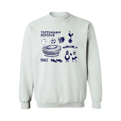 Tottenham Hotspur Vive La Fete Women's Impressions Icons Sweatshirt - White