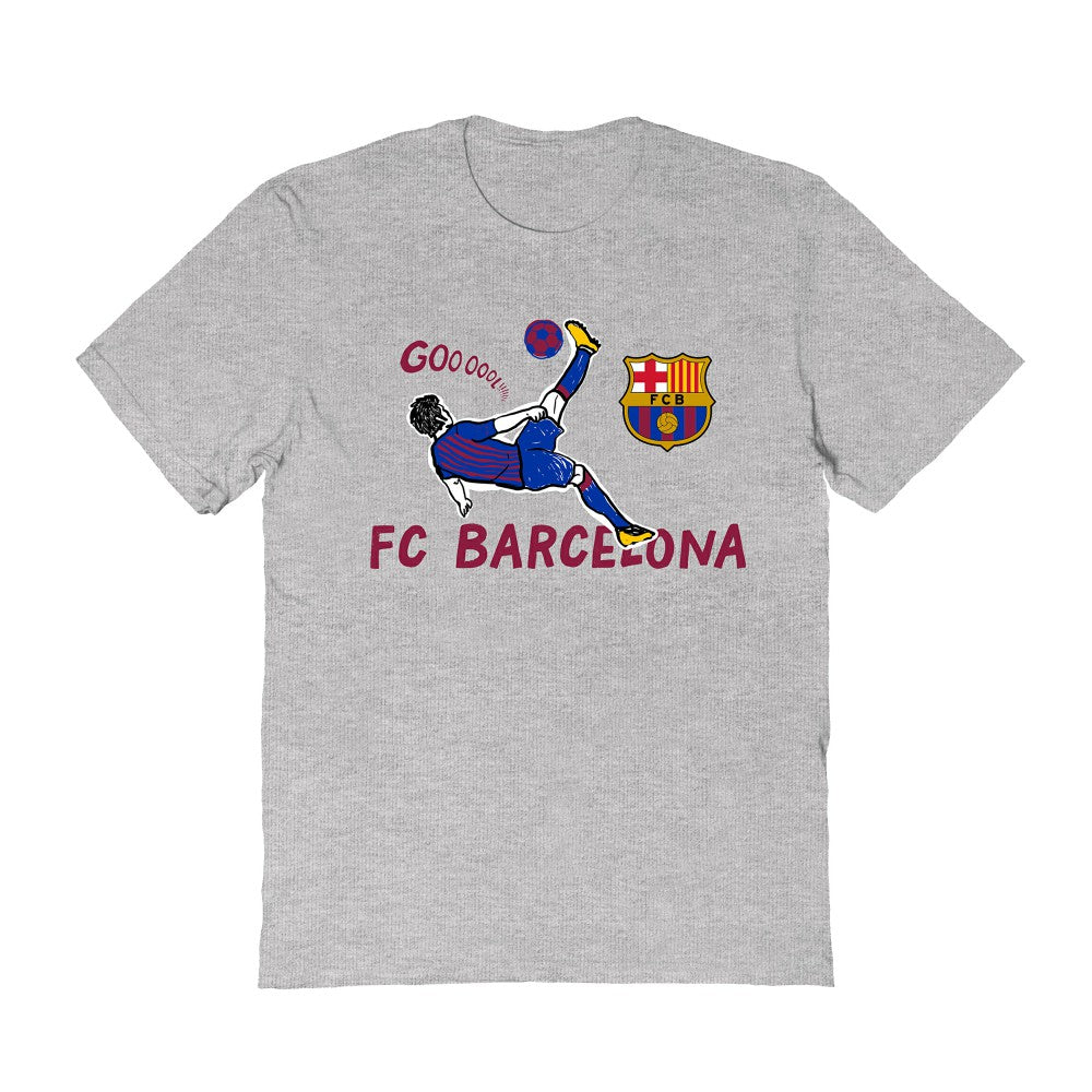 Barcelona Vive La Fete Women's Chilena Style T-Shirts - Gray