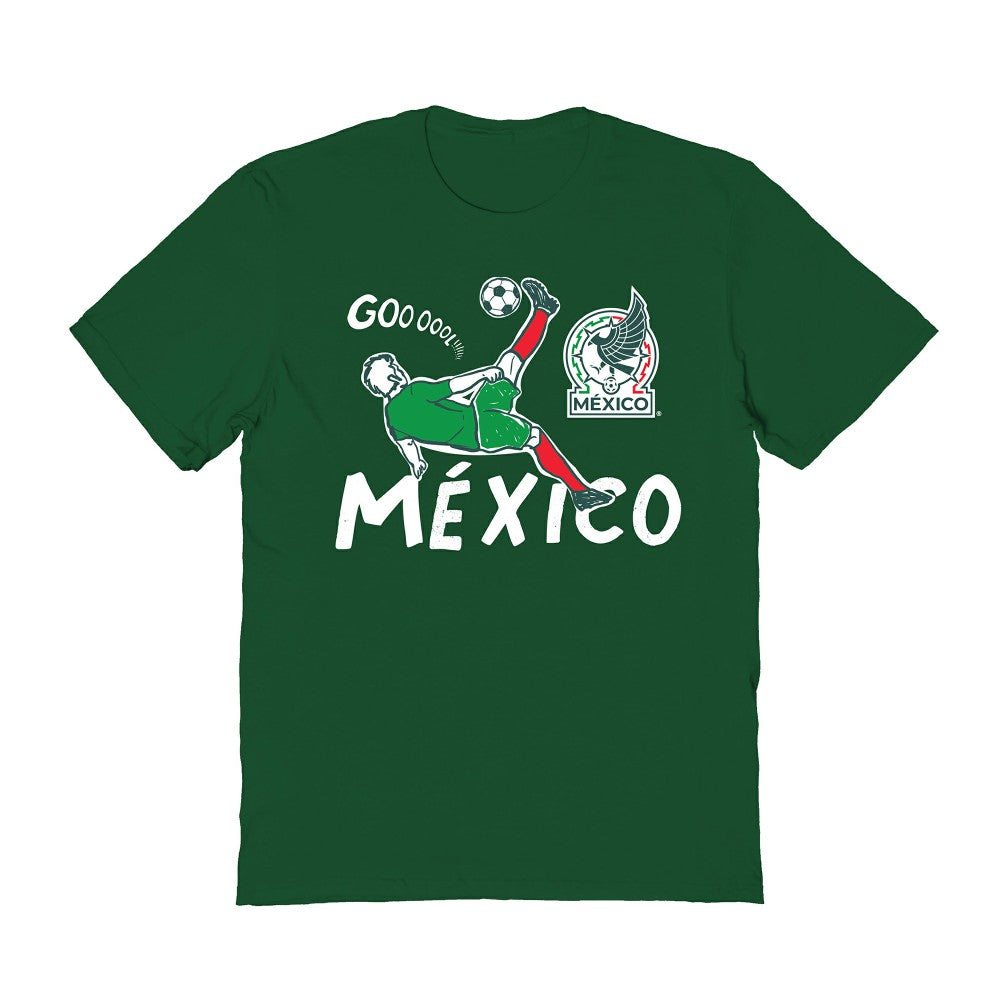 Mexico National Team Vive La Fete Women's Chilena Style T-Shirts - Green