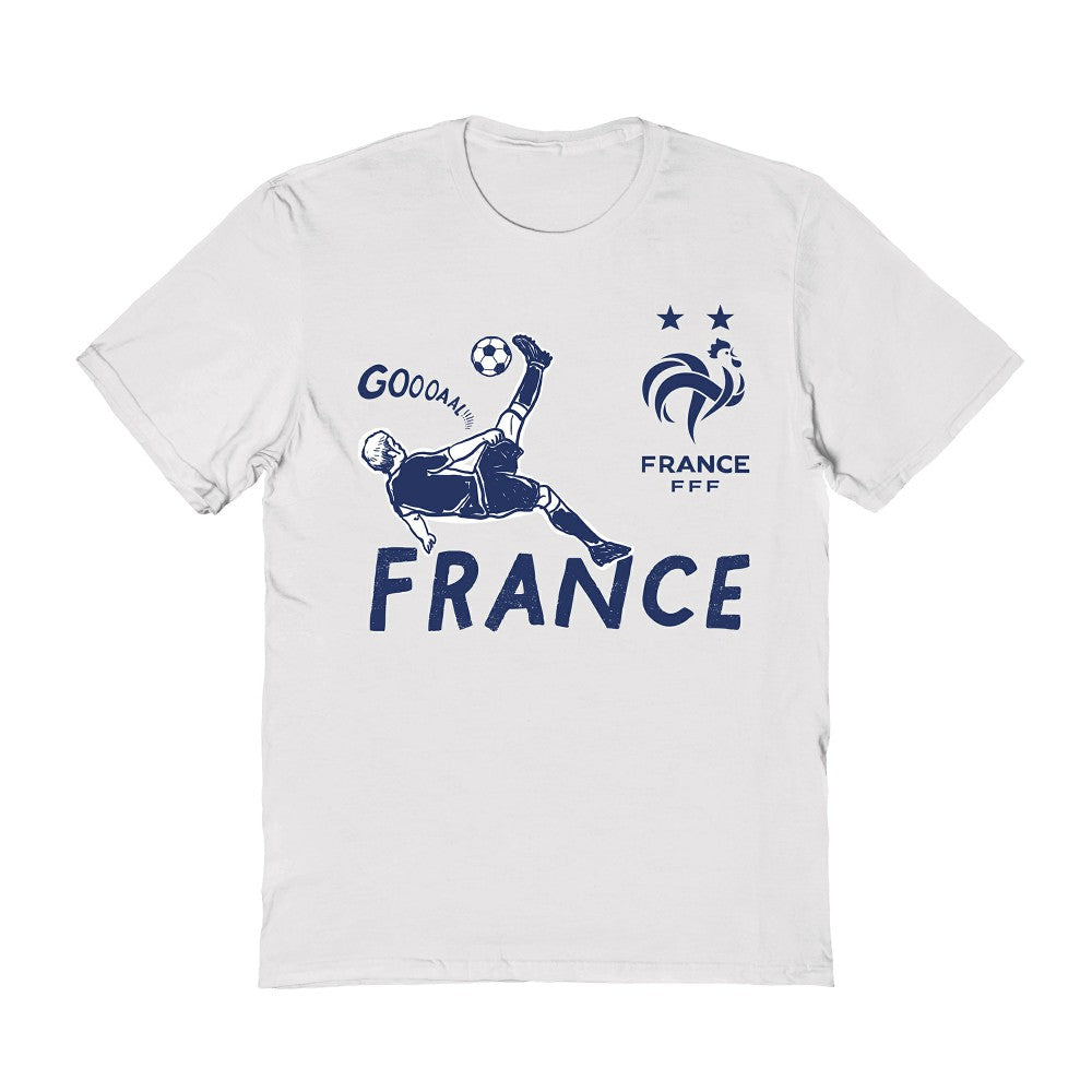 France National Team Vive La Fete Women's Chilena Style T-Shirts - White
