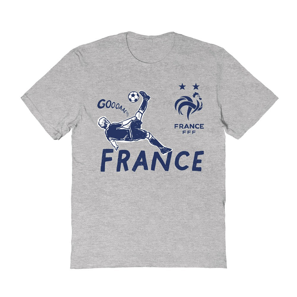 France National Team Vive La Fete Women's Chilena Style T-Shirts - Gray