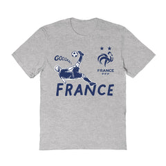 France National Team Vive La Fete Women's Chilena Style T-Shirts - Gray