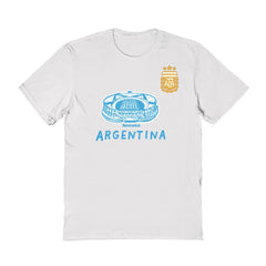 Argentina National Team Vive La Fete Women's Stadium Style T-Shirts - White
