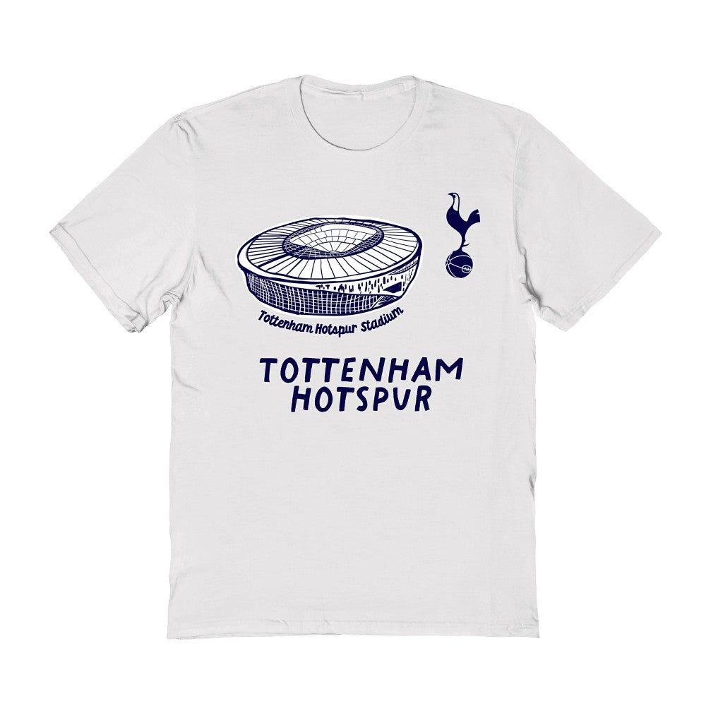 Tottenham Hotspur Vive La Fete Women's Stadium Style T-Shirts - White