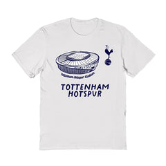 Tottenham Hotspur Vive La Fete Women's Stadium Style T-Shirts - White