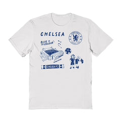 Chelsea Vive La Fete Women's Impressions Icons T-Shirts - White