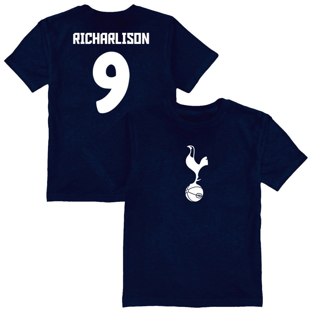 Richarlison Tottenham Hotspur Vive La Fete Youth Player Name & Number Color Badge T-Shirts - Navy