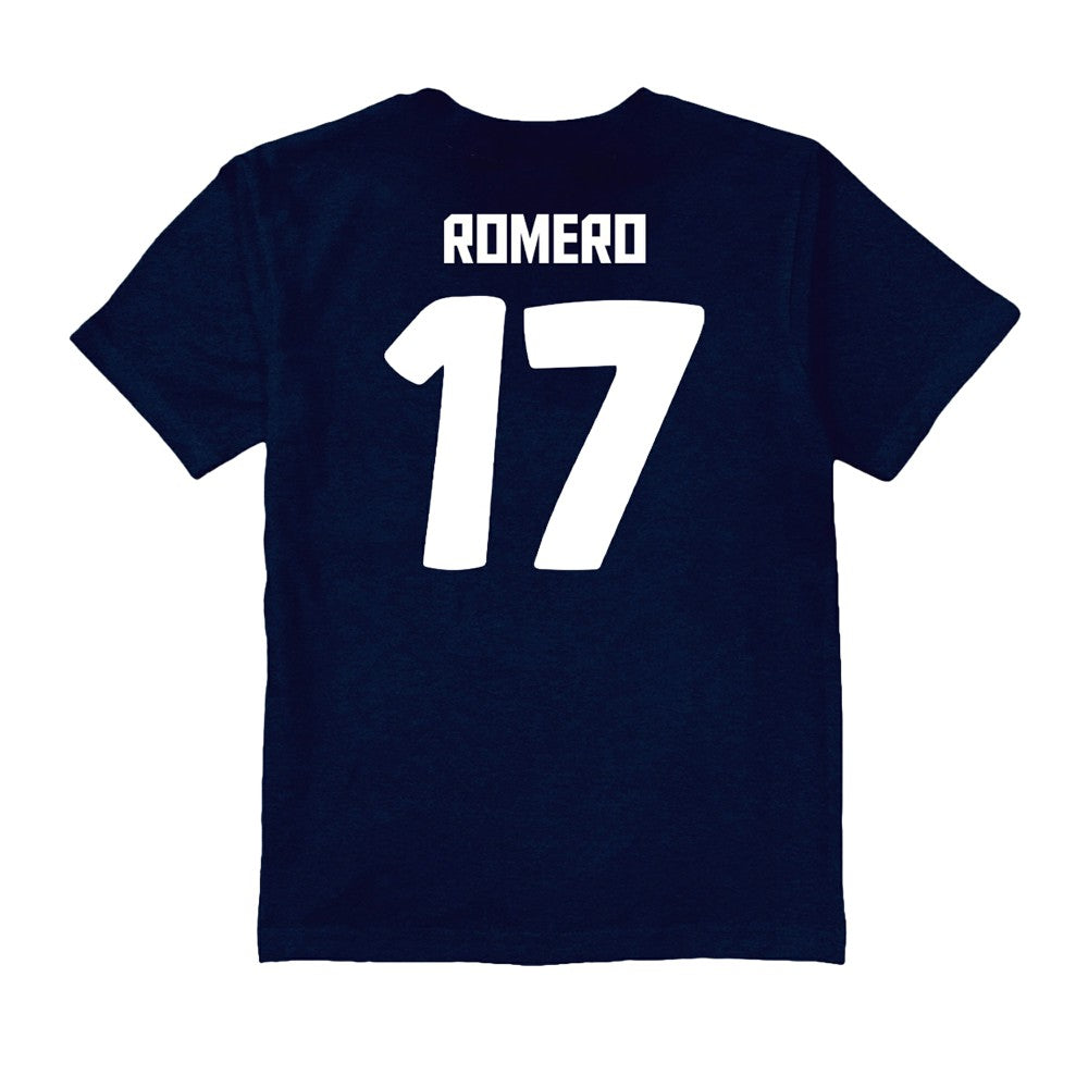 Cristian Romero Tottenham Hotspur Vive La Fete Youth Player Name & Number Color Badge T-Shirts - Navy