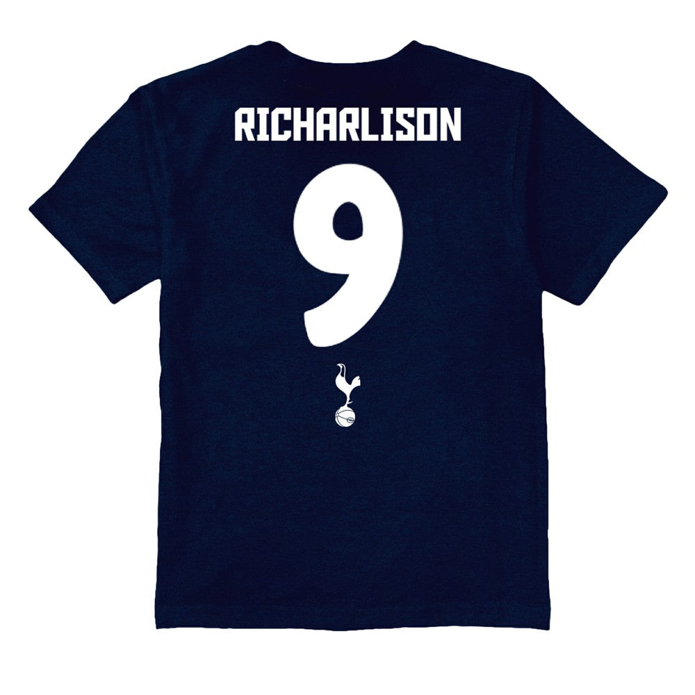 Richarlison Tottenham Hotspur Vive La Fete Youth Player Name & Number Stadium Style T-Shirts - Navy