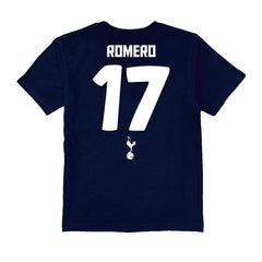 Cristian Romero Tottenham Hotspur Vive La Fete Youth Player Name & Number Stadium Style T-Shirts - Navy