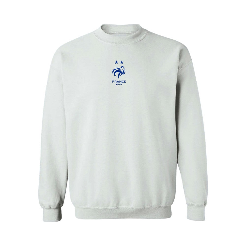 France National Team Vive La Fete Women's Color Badge Sweatshirt - White