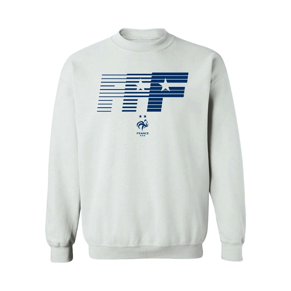France National Team Vive La Fete Women's FFF Logo Sweatshirt - White
