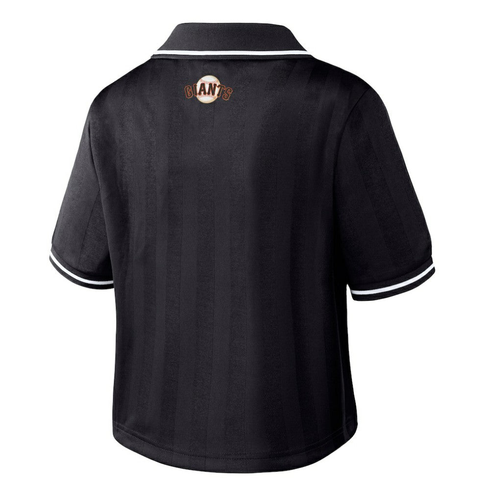 San Francisco Giants WEAR by Erin Andrews Women's Cropped Polo Lifestyle