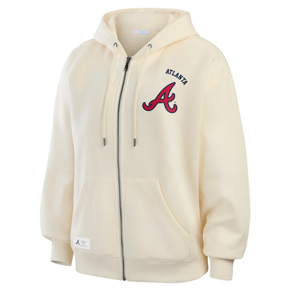 Atlanta Braves WEAR by Erin Andrews Women's Full-Zip Hoodie Clearance
