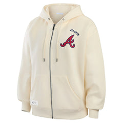 Atlanta Braves WEAR by Erin Andrews Women's Full-Zip Hoodie Clearance