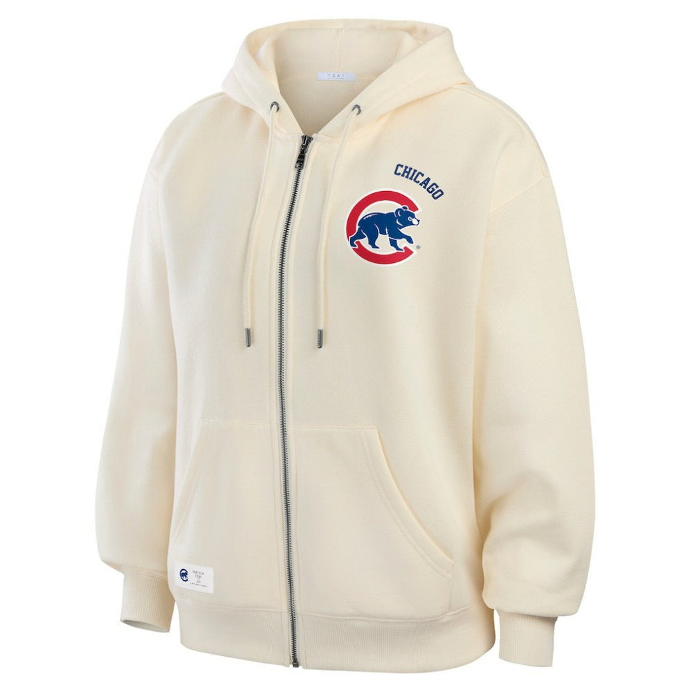 Chicago Cubs WEAR by Erin Andrews Women's Full-Zip Hoodie Lifestyle