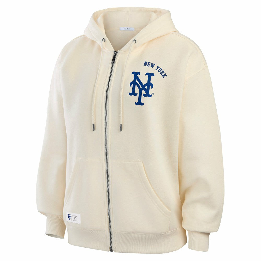 New York Mets WEAR by Erin Andrews Women's Full-Zip Hoodie Near Me