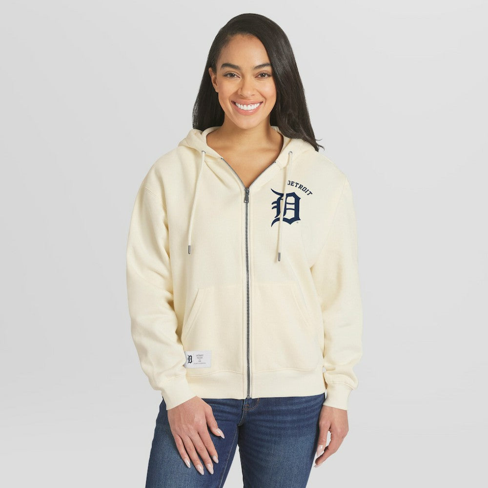 Detroit Tigers WEAR by Erin Andrews Women's Full-Zip Hoodie Lifestyle