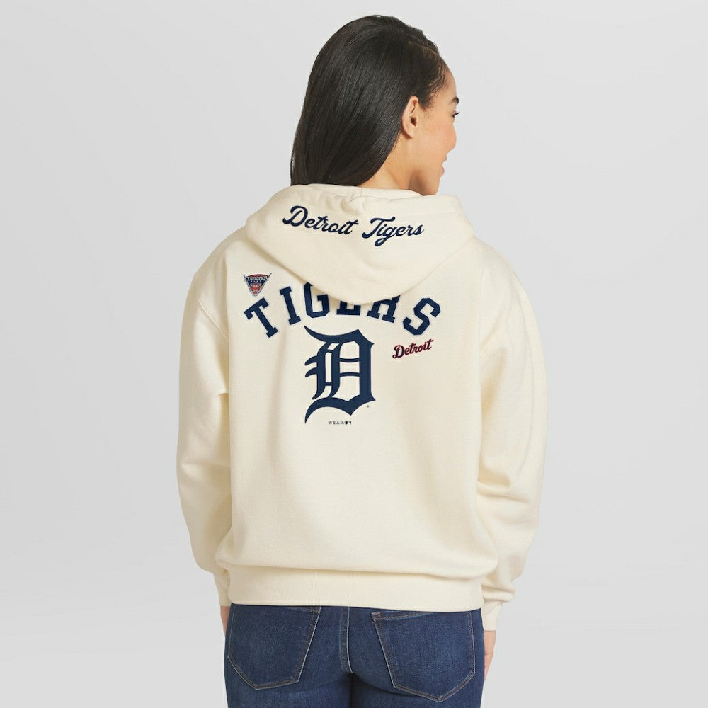 Detroit Tigers WEAR by Erin Andrews Women's Full-Zip Hoodie Lifestyle