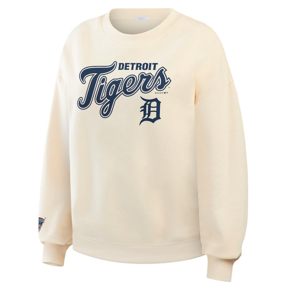Detroit Tigers WEAR by Erin Andrews Women's Heavyweight Crew Neck Sweatshirt Online