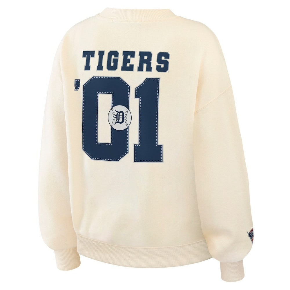 Detroit Tigers WEAR by Erin Andrews Women's Heavyweight Crew Neck Sweatshirt Online