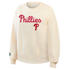 Philadelphia Phillies WEAR by Erin Andrews Women's Heavyweight Crew Neck Sweatshirt for sale
