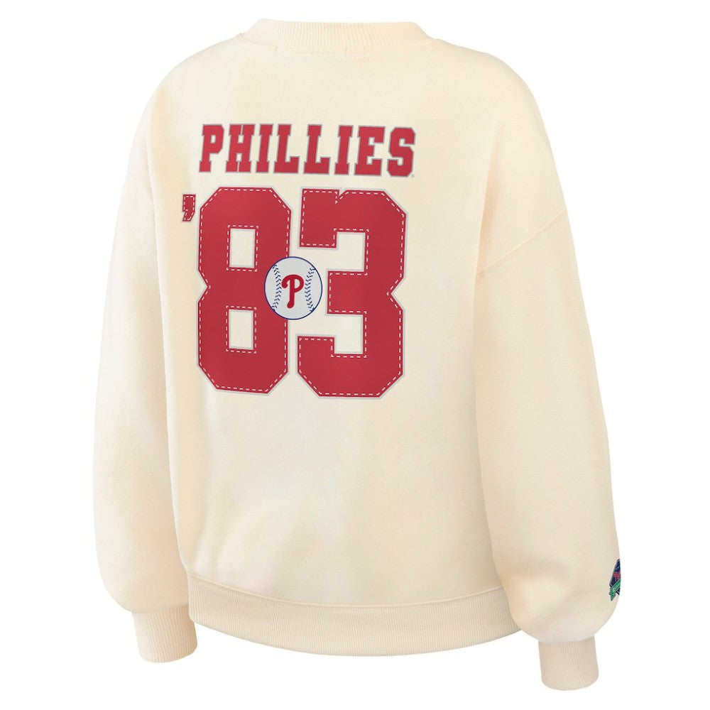 Philadelphia Phillies WEAR by Erin Andrews Women's Heavyweight Crew Neck Sweatshirt for sale