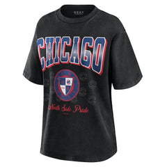 Chicago Cubs WEAR by Erin Andrews Women's Oversized Boyfriend T-Shirt Near Me