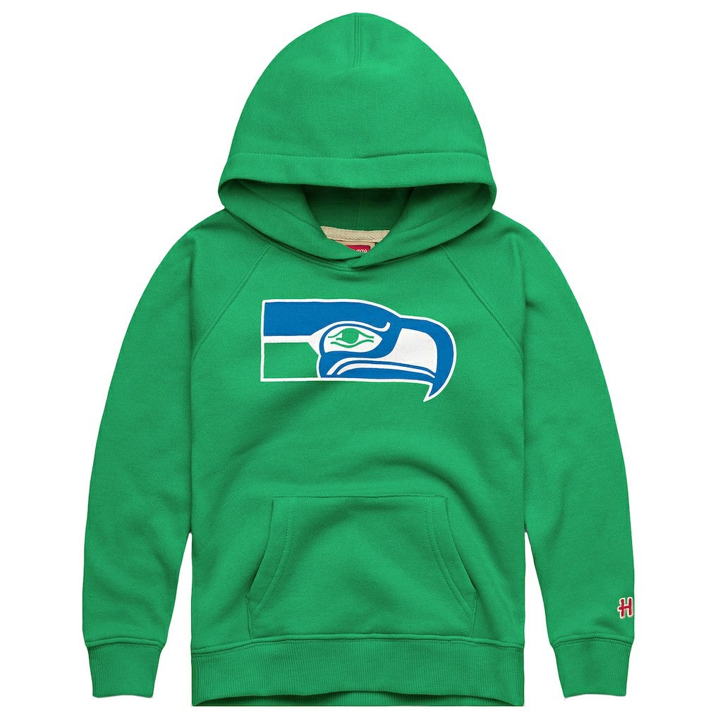 Seattle Seahawks Homage Youth '76 Season Tri-Blend Hoodie Green - NFL