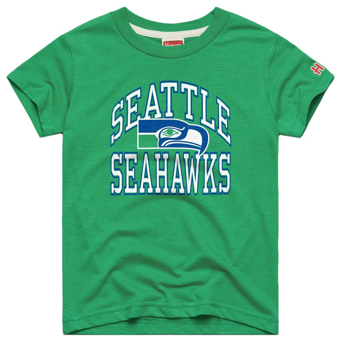 Seattle Seahawks Homage Youth Arch Tri-Blend T-Shirt Green - NFL
