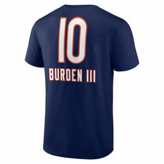 Luther Burden III Chicago Bears Team Wordmark T-Shirt Navy - NFL