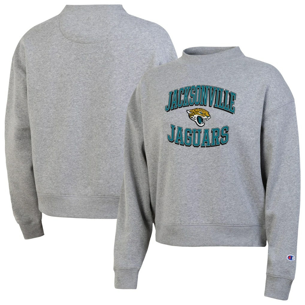 Jacksonville Jaguars Champion Women's Triumph Tri-Blend Sweatshirt Gray - NFL