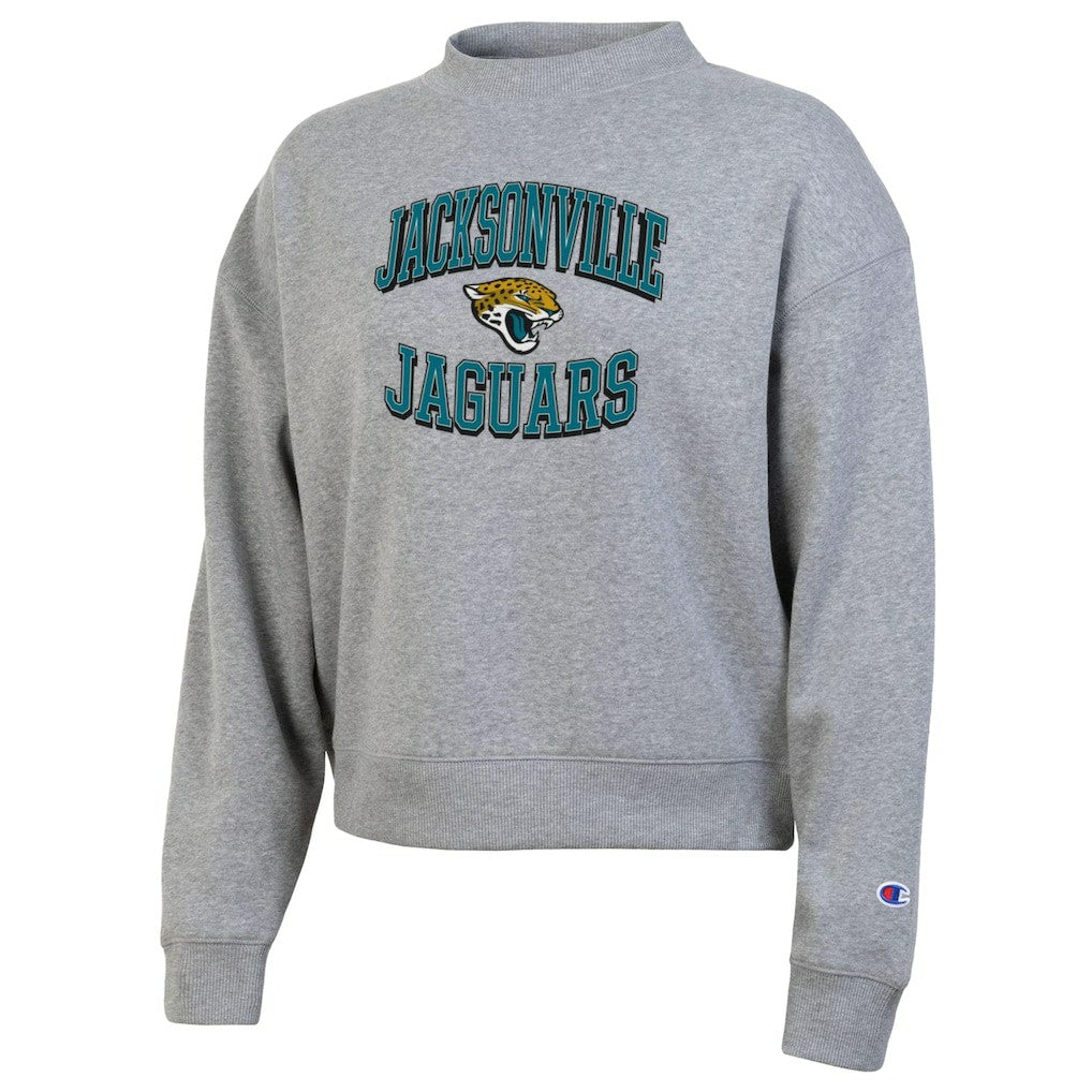 Jacksonville Jaguars Champion Women's Triumph Tri-Blend Sweatshirt Gray - NFL